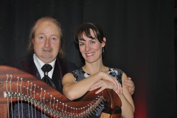 KuBe Konzert "Sphärenklänge" am 14. Januar 2017 im Cafe de Paris in Saarbrücken. Michael Britz​ und Almut Panfilenko​.