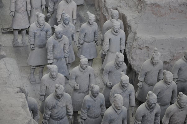 China, Xi'an, Terrakotta Armee des ersten chin. Kaisers Qin Shihuangdi