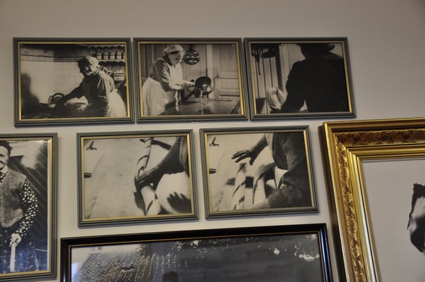 Schweden, Gränna, Erfindung der Zuckerstange durch Amalia Eriksson