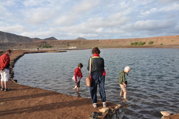 Kap Verden, Insel Sal, Salzgewinnungsanlage