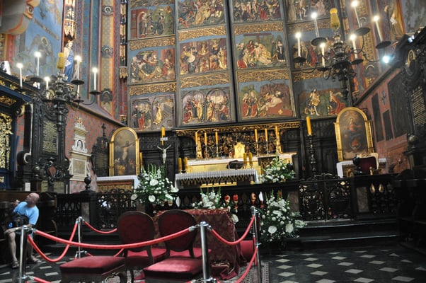Polen: Krakau: Marienkirche mit Hochaltar von Veit Stoß