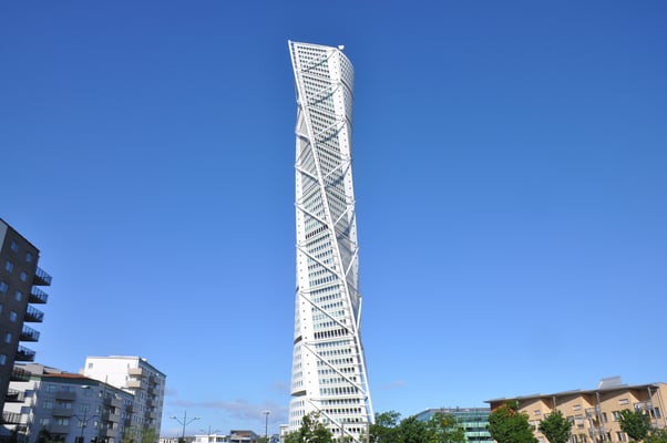 Schweden, Malmö, Turning Torso, 190 m hoch