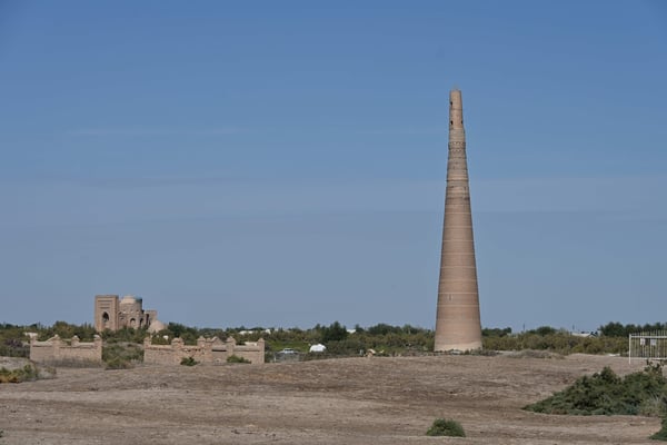 Turkmenistan, Konya Urgench, Ruinen der alten choresmischen Hauptstadt Gurgandsch