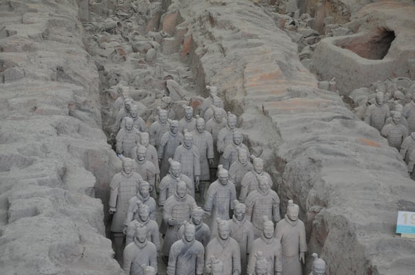 China, Xi'an, Terrakotta Armee des ersten chin. Kaisers Qin Shihuangdi