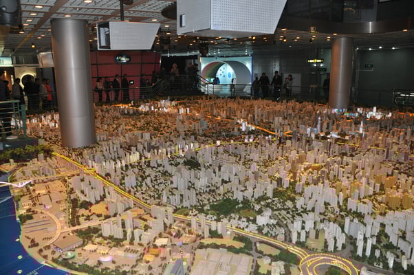 China, Shanghai, Stadtplanungsmuseum