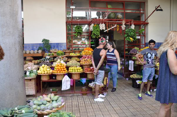 Madeira, Funchal, Markthalle