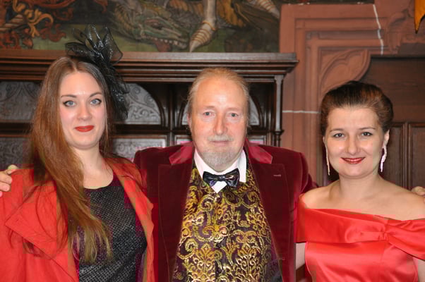 KuBe Konzert "Die Nacht ist einsam ohne Dich", 19. November 2021 im Rathausfestsaal Saarbrücke, Elisa Wehrle, Michael Britz und Natalia Malkova. 