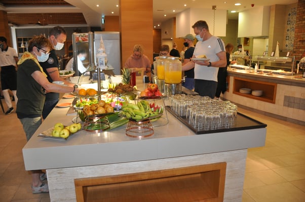 Kap Verden, Insel Sal, Frühstücksbuffet im Hilton