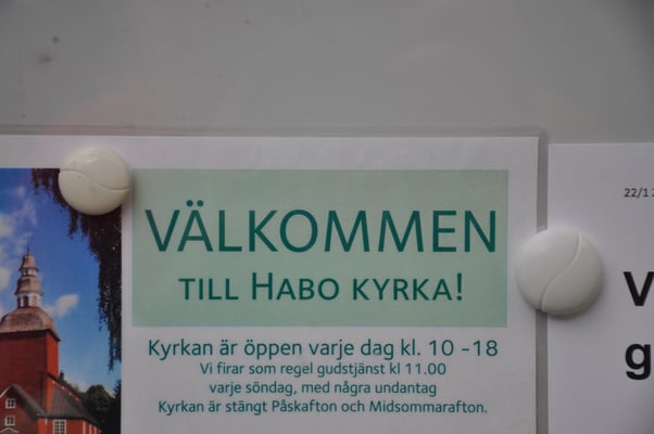 Schweden, Holzkirche von Habo