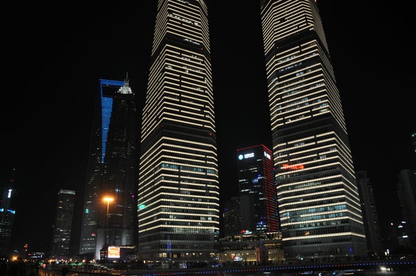 China, Shanghai bei Nacht