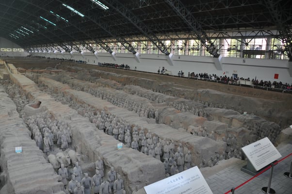 China, Xi'an, Terrakotta Armee des ersten chin. Kaisers Qin Shihuangdi