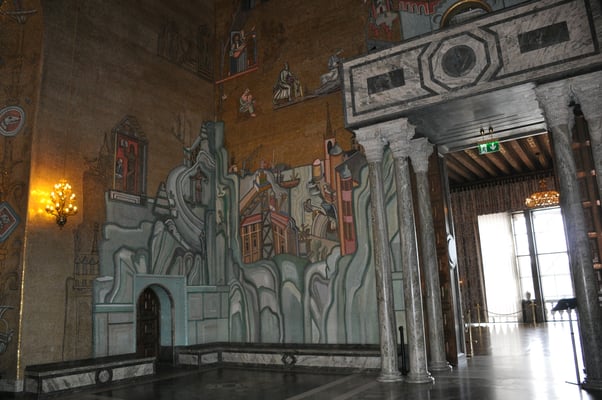 Schweden, Stockholm, Rathaus, (Verleihungsort der Nobelpreise)