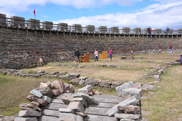 Schweden, Öland, Eketorps Borg, Wikinger Museum