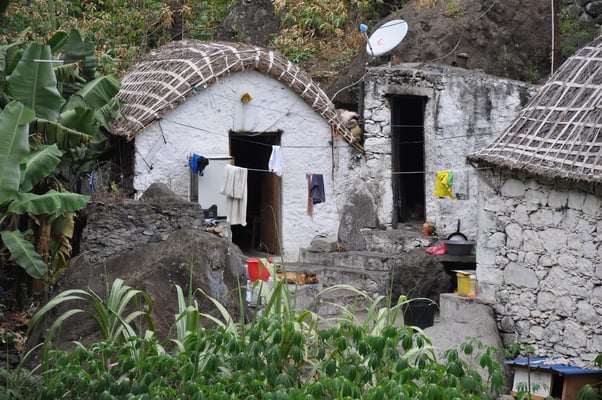 Kap Verden, Insel Santo Antao, Bergdorf Fontainhas