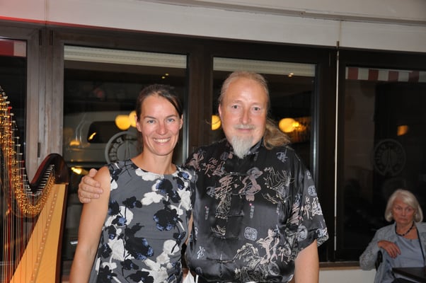 KuBe Konzert "Sphärenklänge" am 21. September 2019 im Cafe de Paris in Saarbrücken. Almut Panfilenko und Michael Britz​.