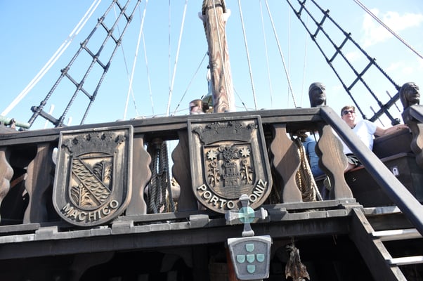 Madeira, Funchal, Bootsfahrt, Nachbau der Santa Maria von Christoph Kolumbus