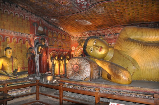 Sri Lanka, Goldener Höhlentempel von Dambulla