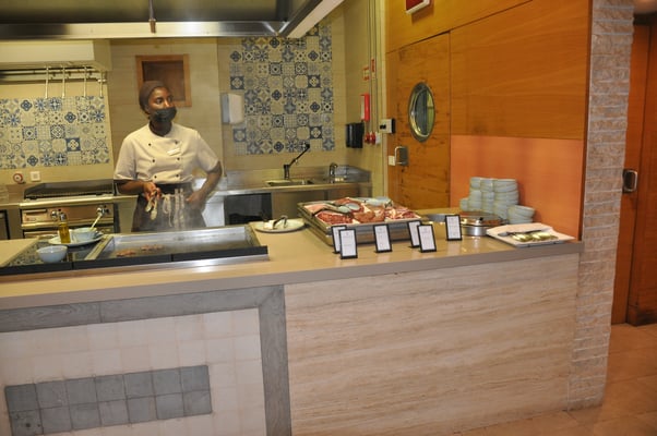 Kap Verden, Insel Sal, Abendbuffet im Hilton