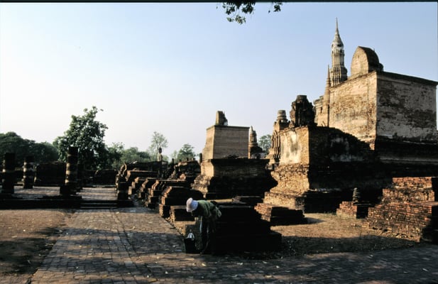 Thailand, Sukuthai, Wat Maha Dat