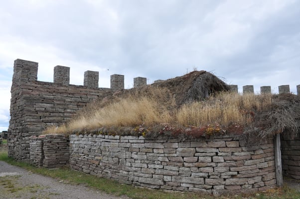 Schweden, Öland, Eketorps Borg, Wikinger Museum