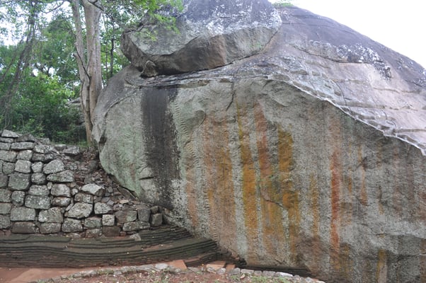 Sri Lanka, Sigirya, Rieselfels Sigirya (Löwenfels)