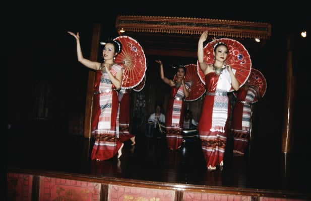Thailand, Chiang Mai, traditionelle Thai Tänze