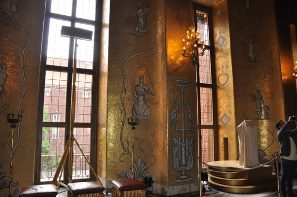 Schweden, Stockholm, Rathaus, (Verleihungsort der Nobelpreise)