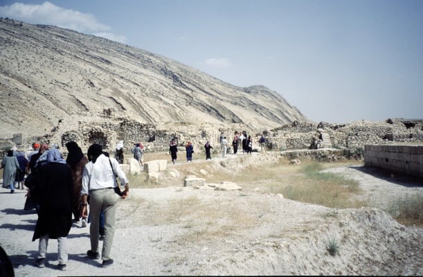 Iran,  Firuzabad, sassanidische Palastanlage