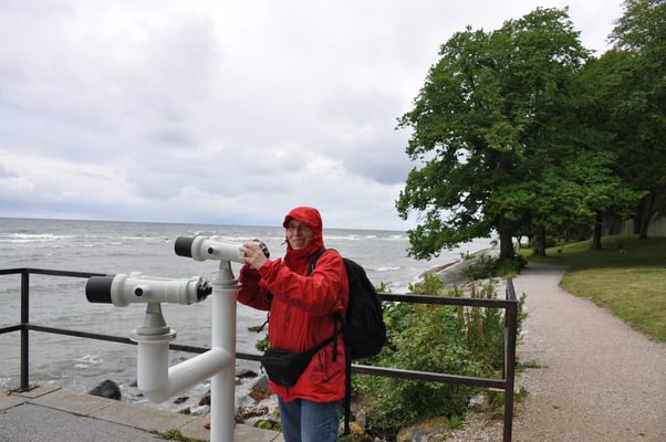 Schweden, Gotland, Visby mit Kathedrale und Stadtmauer