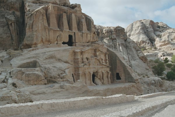 Jordanien, In der Schlucht auf dem Weg nach Petra