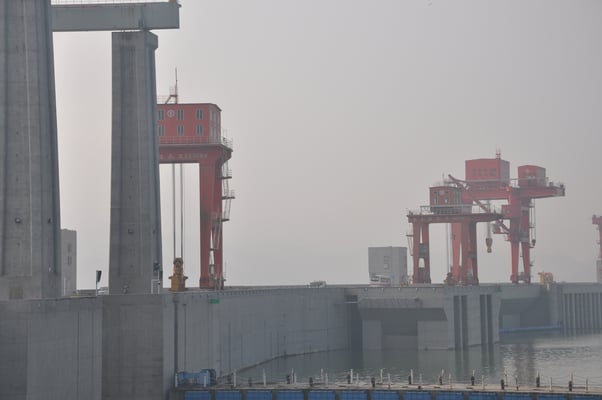 China, Yangtze Kreuzfahrt, Xiling Schlucht, Drei Schluchten Staudamm