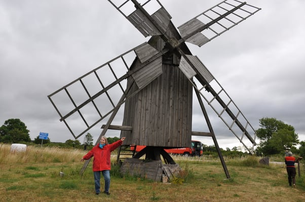 Schweden, Öland, Kronprinsen, Windmühlen