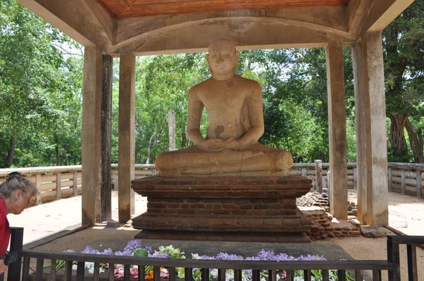 Sri Lanka: Anuradhapura, Samadi Buddha Statue