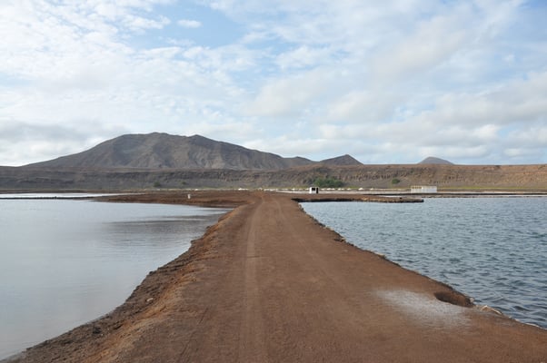 Kap Verden, Insel Sal, Salzgewinnungsanlage