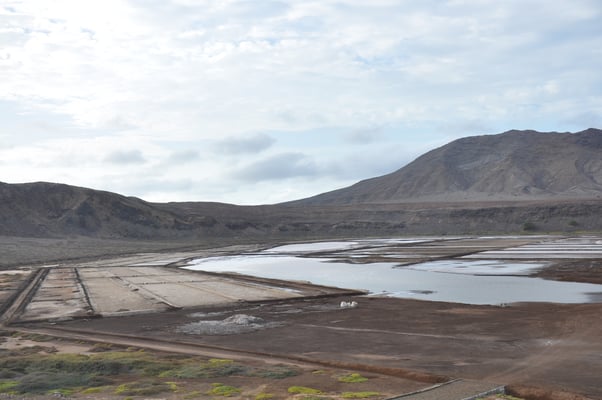 Kap Verden, Insel Sal, Salzgewinnungsanlage