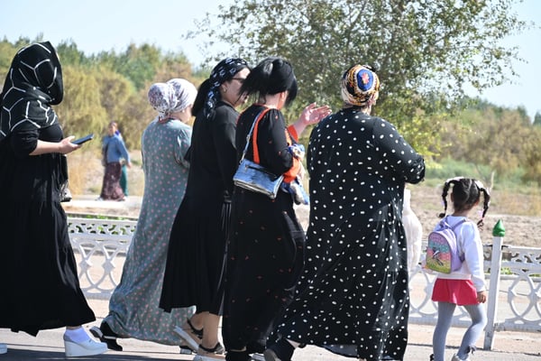 Turkmenistan, Konya Urgench, Ruinen der alten choresmischen Hauptstadt Gurgandsch