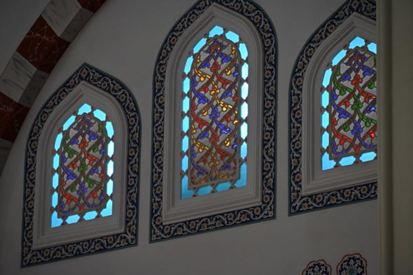 Turkmenistan, Ashgabad, Blaue Moschee