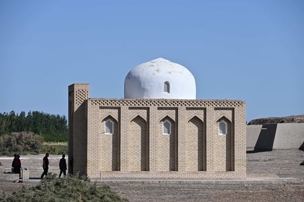 Turkmenistan, Konya Urgench, Ruinen der alten choresmischen Hauptstadt Gurgandsch