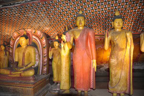 Sri Lanka, Goldener Höhlentempel von Dambulla