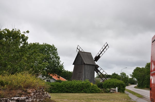 Schweden, Öland, Kronprinsen, Windmühlen