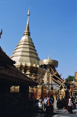 Thailand, Tempelanlage Wat Phra That Doi Suthep