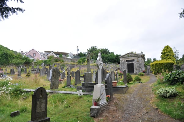 Irland, Inistioge, Brücke und Stadt