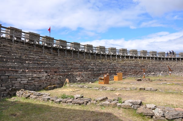 Schweden, Öland, Eketorps Borg, Wikinger Museum