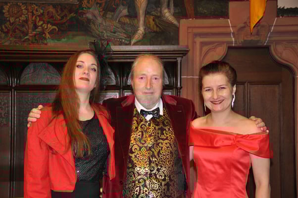 KuBe Konzert "Die Nacht ist einsam ohne Dich", 19. November 2021 im Rathausfestsaal Saarbrücke, Elisa Wehrle, Michael Britz und Natalia Malkova. 