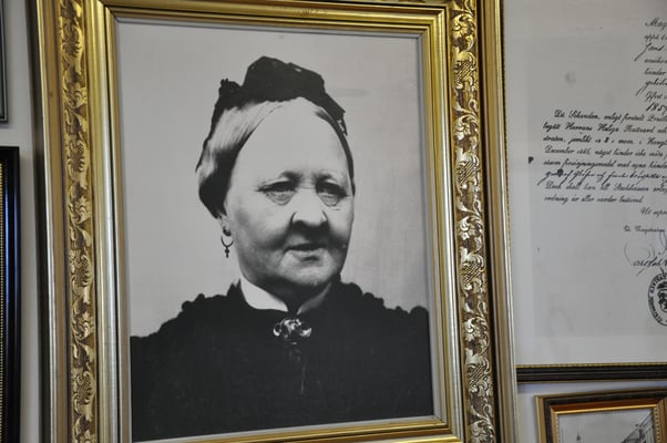 Schweden, Gränna, Erfindung der Zuckerstange durch Amalia Eriksson