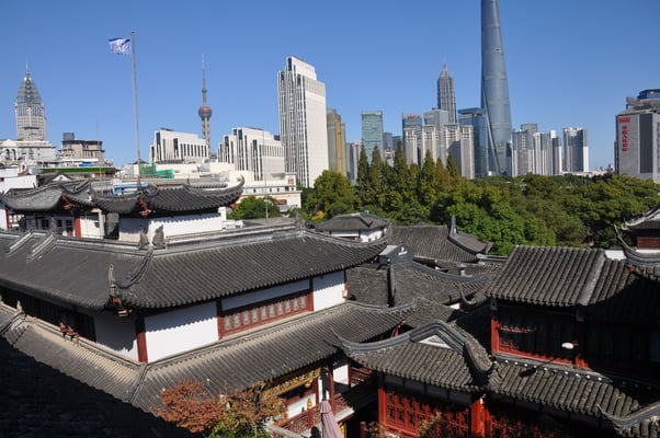 China, Shanghai, Altstadt aus der Ming Dynastie