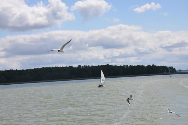 Fahrt auf dem Masurischen See Mazurski Park Krakjobrazobi