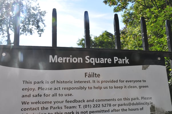 Irland, Dublin, Oscar Wilde Haus und Park