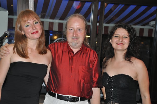 KuBe Konzert "Femmes Natales" mit Natasha Bagrova, Michael Britz und Natalia Malkova​, 26. August 2016 im Cafe Paris, Saarbrücken.