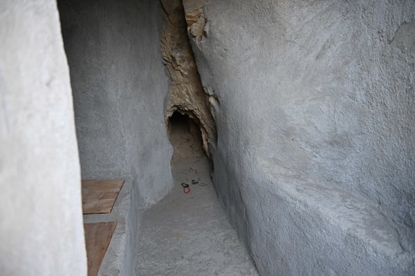Turkmenistan, Dorf Nokhur, Sara Bibi Schrein und Friedhof